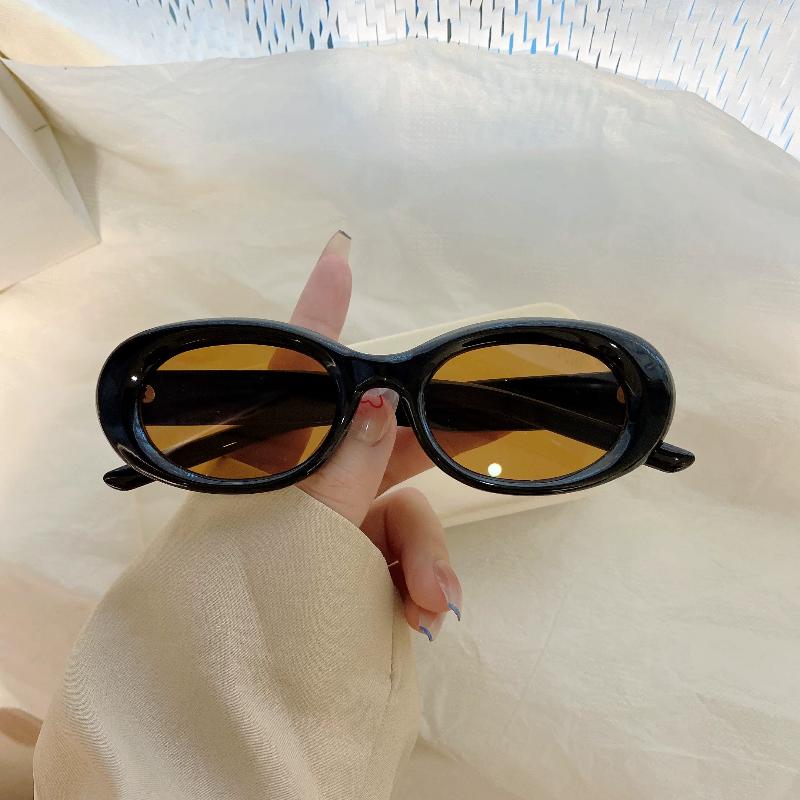 Lunettes de soleil ovales rétr - Street Fashion Photo avis et prix
