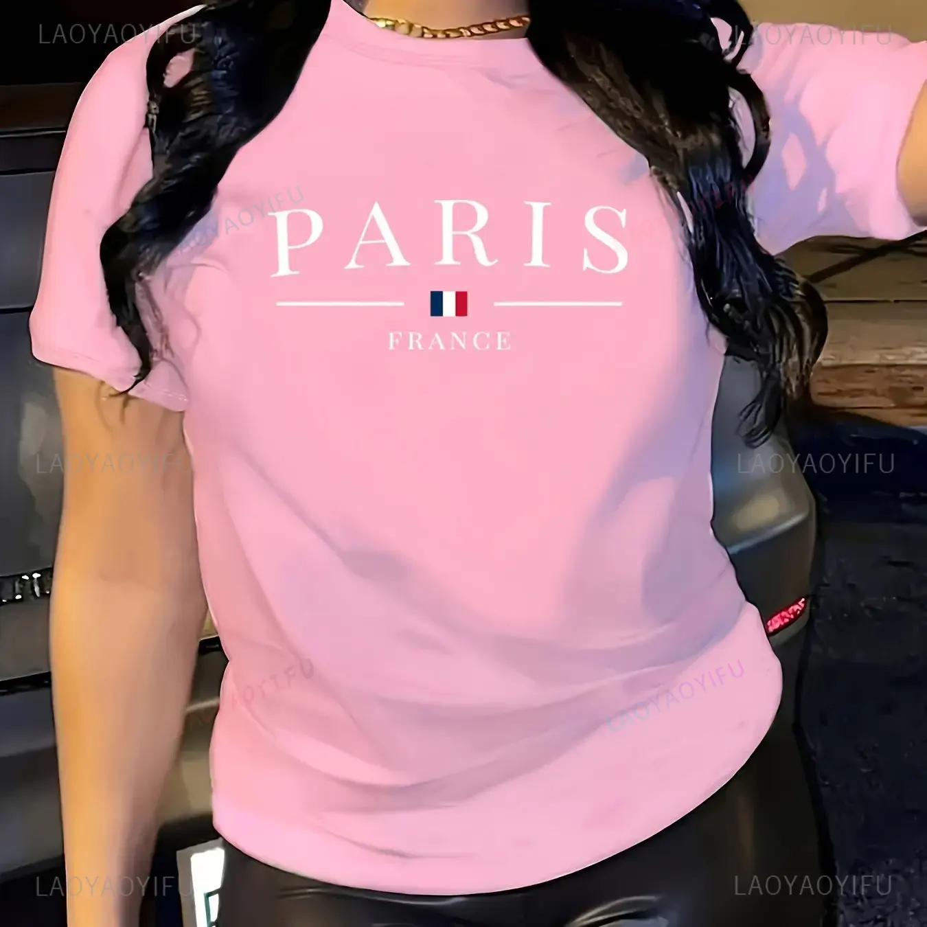 T-shirt unisexe à manches cour - Street Fashion Paris avis et prix