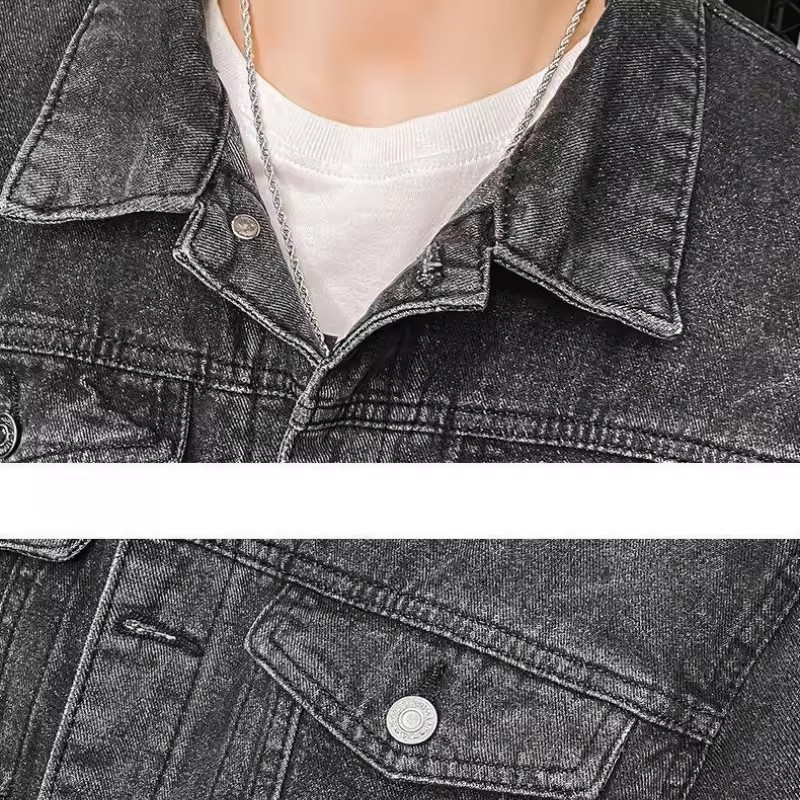 Amérique Vintage loup lourd br - Street Fashion Jacket Men avis et prix