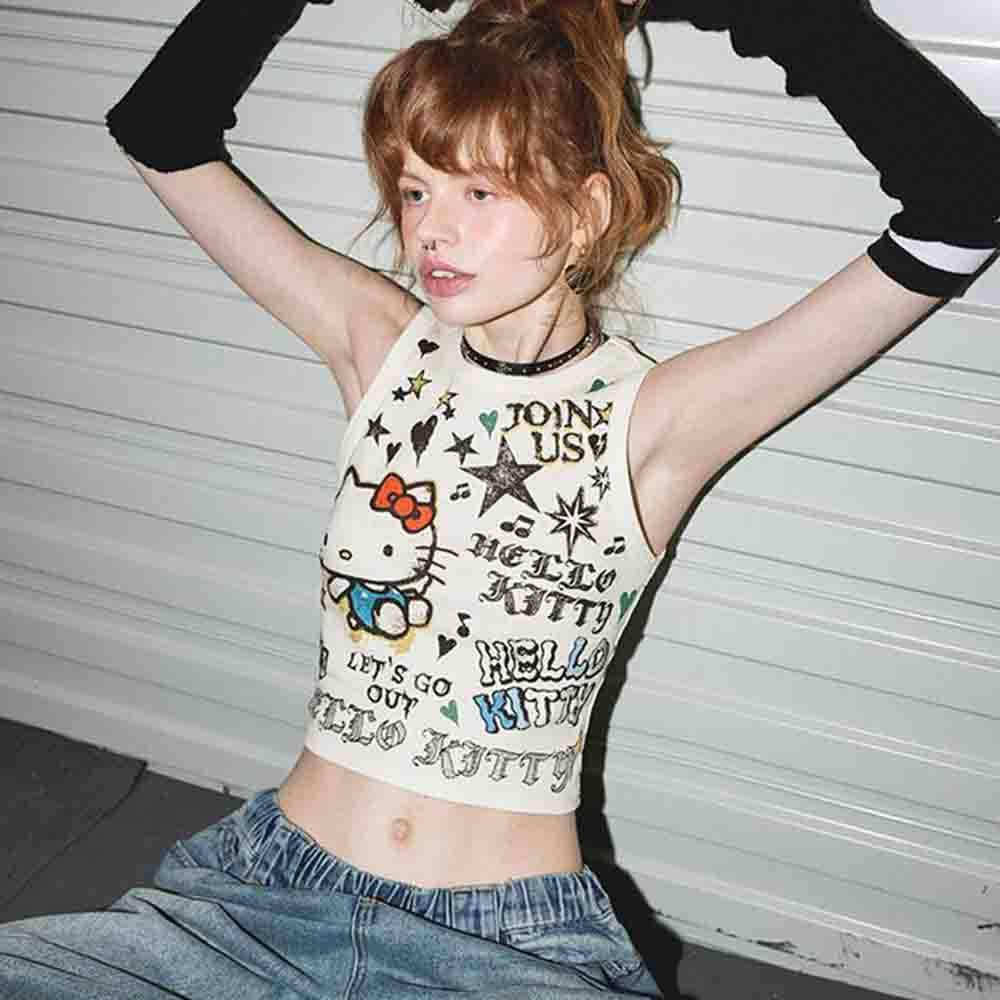 Sanrio Hello Kitties – Haut co - Street Fashion Anime avis et prix