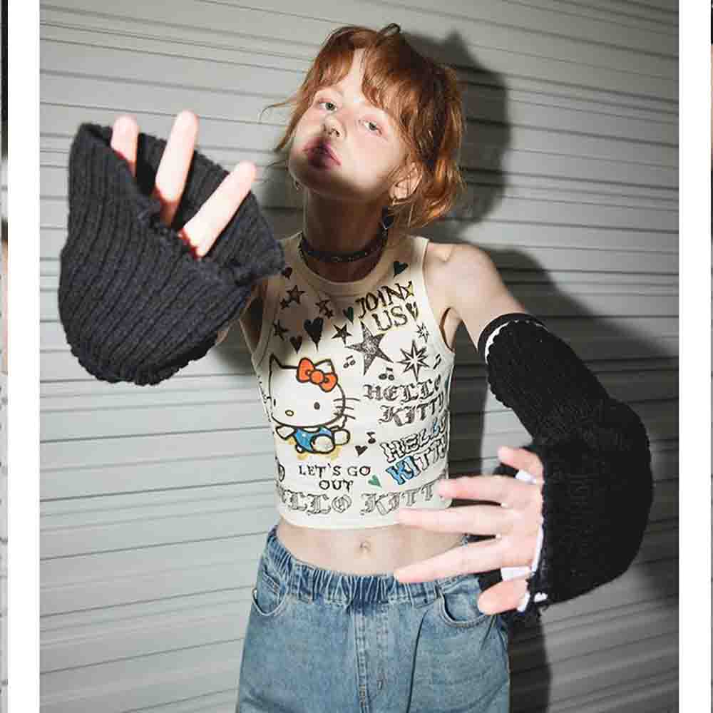 Sanrio Hello Kitties – Haut co - Street Fashion Anime avis et prix