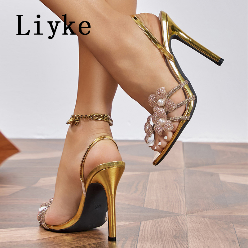 Sandales Liyke sexy à fleurs e - Street Fashion Dance avis et prix