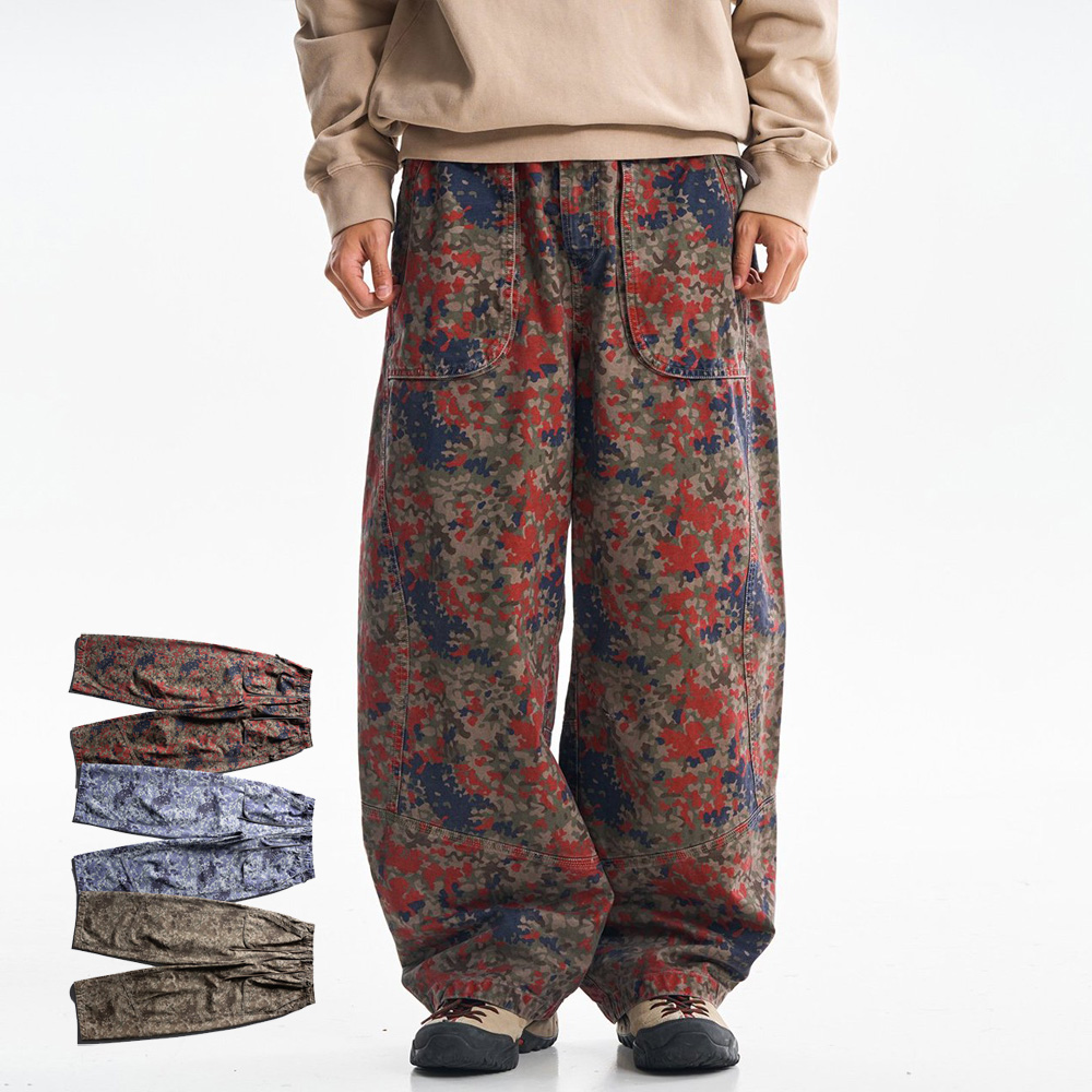 Pantalon cargo en coton imprim - Street Fashion Dance avis et prix