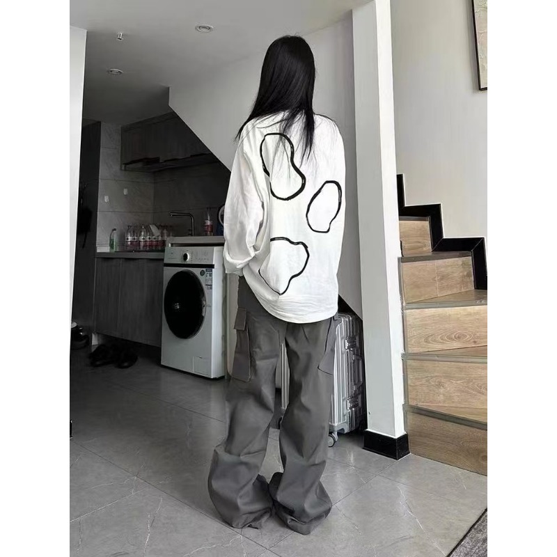 Sweat-shirt ample à col rond p - Longline Tee Oversized avis et prix